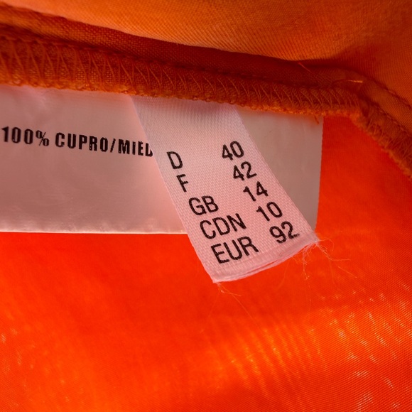 Tuzzi Brand Orange Jean Jacket for Women - Picture 11 of 16